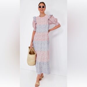 Chic Tuckernuck Floral Dress in Pink and Purple